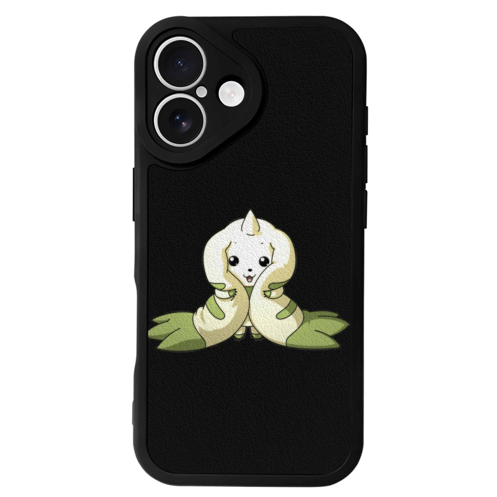 （画像用） Digimon デジタルモンスター/デジモン 【iPhone 16シリーズ対応】シリコンスマホケース（レザー調） 材質：シリコン